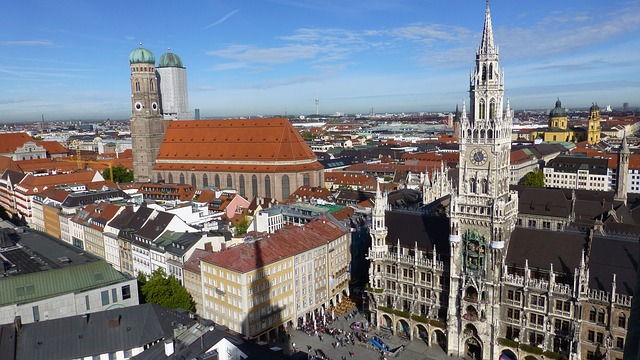 Blick über die Münchner Altstadt